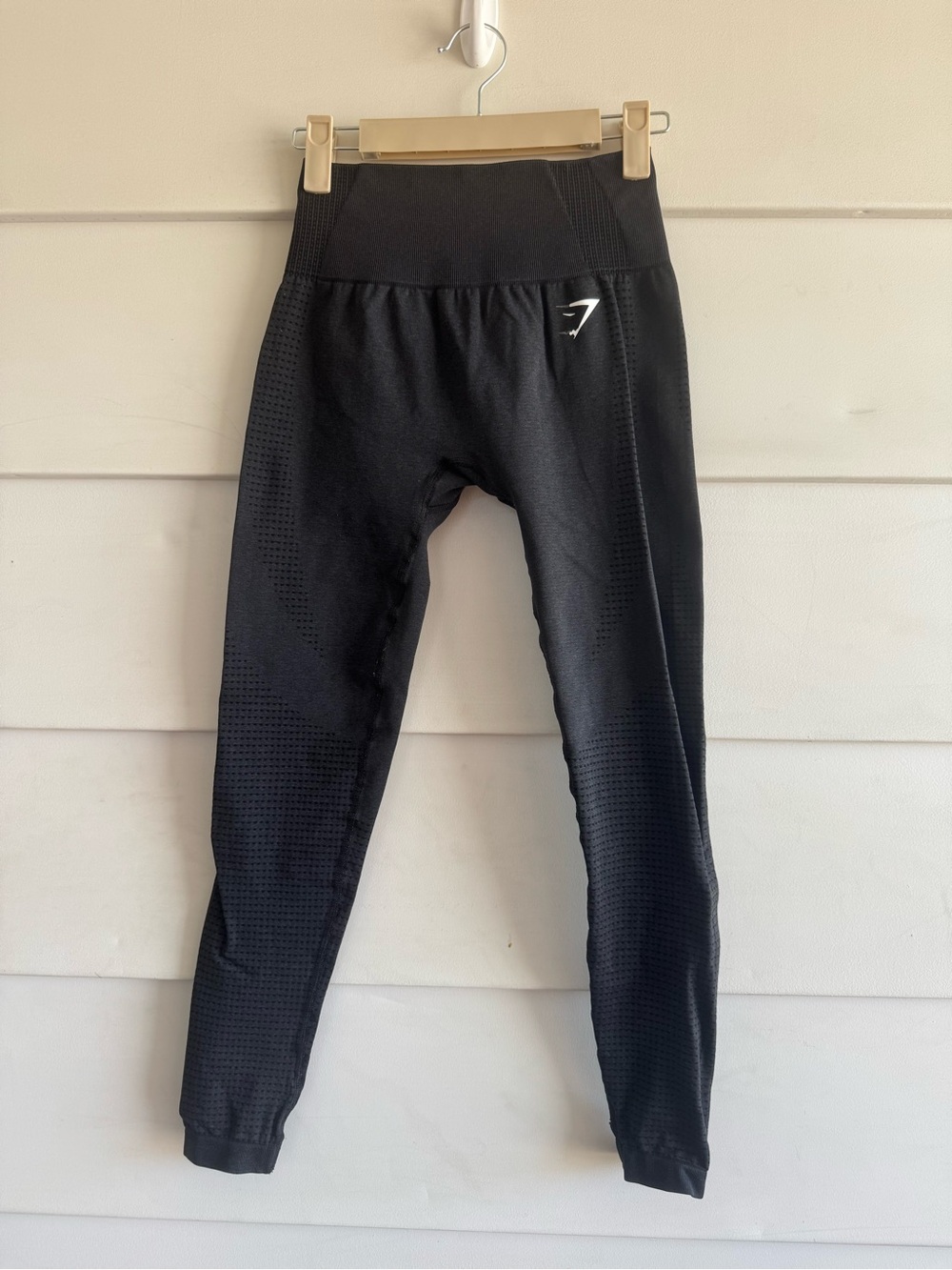 Gymshark Black Vital Seamless Athletic Leggings Sz S